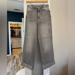 Pilcro Light Gray Denim Jeans